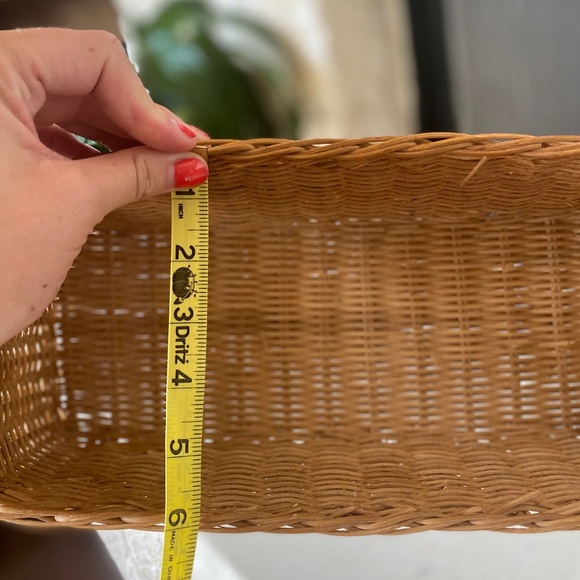 Long Basket Tray with Loop Handles - Picture 5 of 5